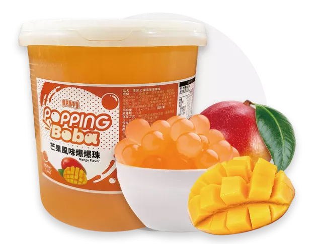 Mango Popping Boba