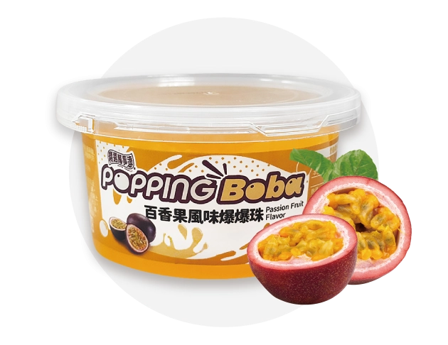 Passion Fruit Popping Boba